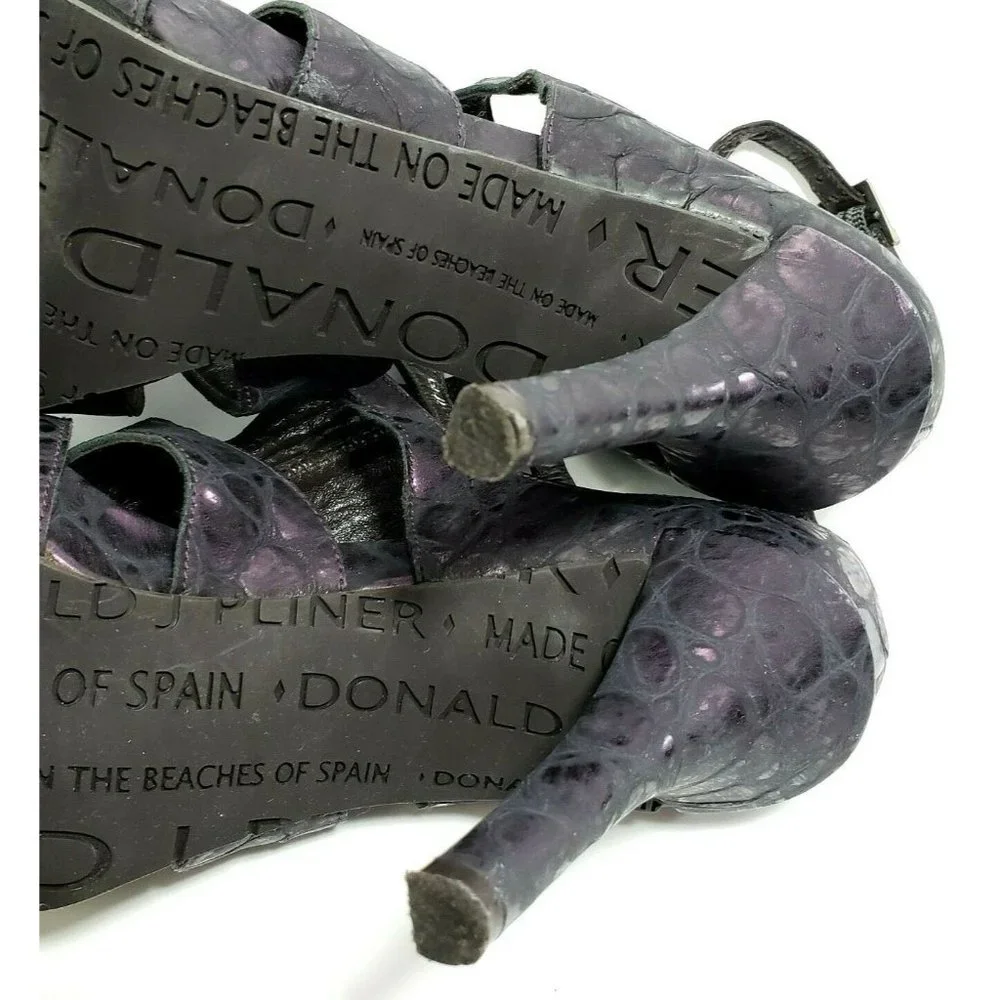 Donald Pliner Platform Strappy Glula High Heels‎
